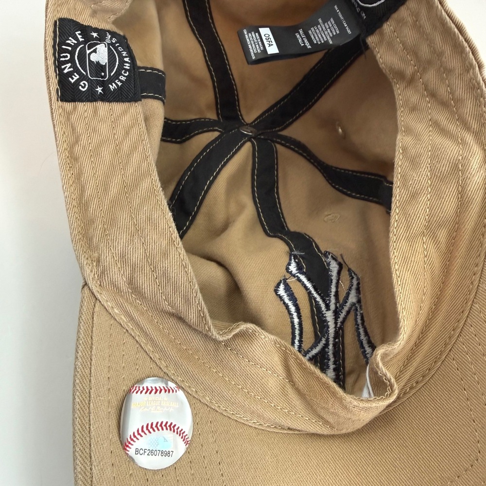 '47 Brand New York Yankees Hat Khaki Tan Adjustable Dad Hat OSFA - Picture 9 of 9